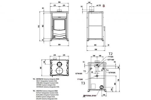 stove TermoRossella Petra from La Nordica